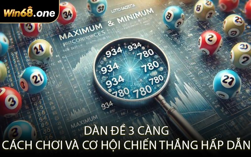 Dàn đề 3 càng: Cách chơi và cơ hội chiến thắng hấp dẫn