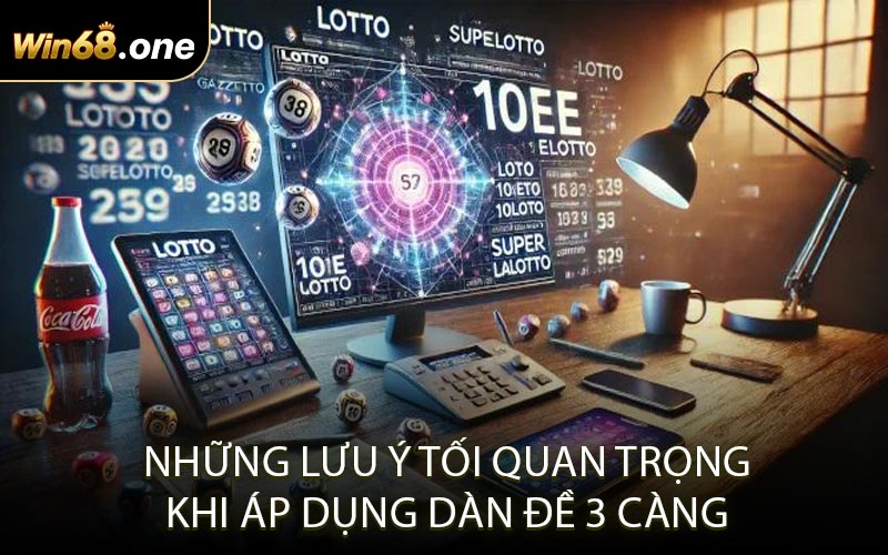 Những lưu ý tối quan trọng khi áp dụng dàn đề 3 càng