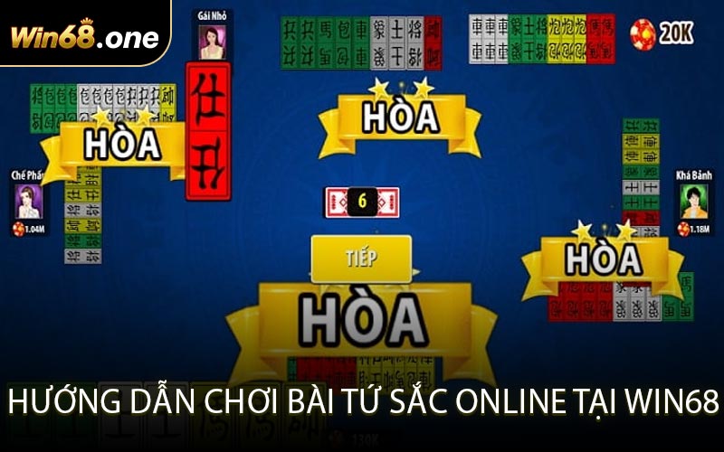 Hướng dẫn chơi bài tứ sắc online tại win68