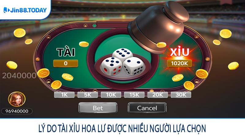 Lý do tài xỉu Hoa Lư được nhiều người lựa chọn